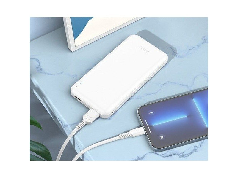 Powerbank Hoco J100 white Бял 10000 mAh