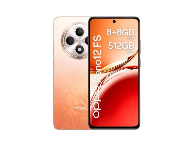 Смартфони Oppo Reno 12FS 8 GB RAM 512 GB Оранжев 6,67