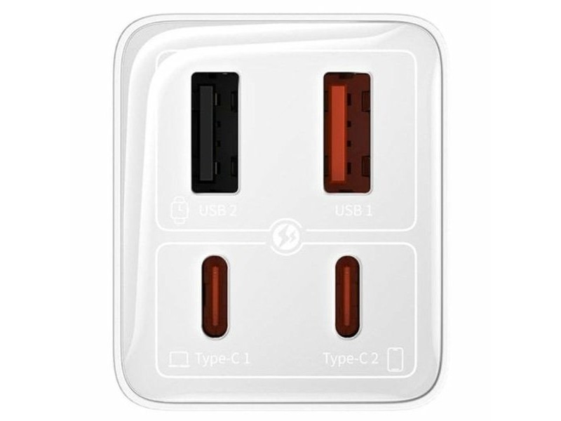 Зарядно за стена Baseus P10162701213-00 Бял
