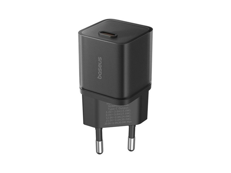 Зарядно за стена Baseus P10162504113-00 Черен 30 W