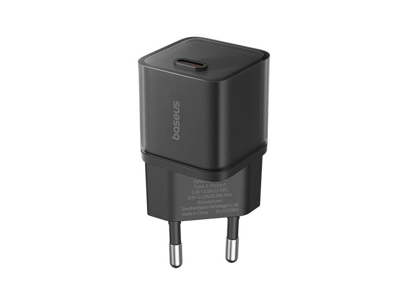 Зарядно за стена Baseus P10162503113-00 Черен 20 W