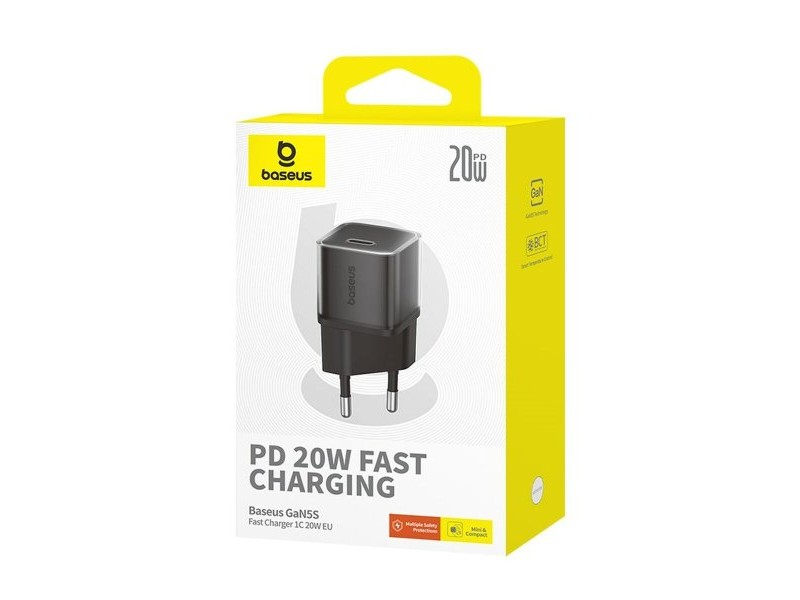 Зарядно за стена Baseus P10162503113-00 Черен 20 W
