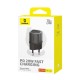 Зарядно за стена Baseus P10162503113-00 Черен 20 W