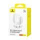 Зарядно за стена Baseus P10162503213-00 Бял 20 W