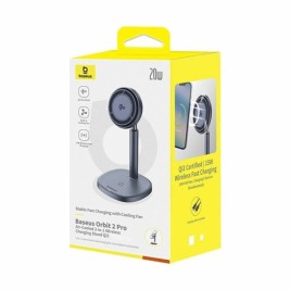Безжично Зарядно с Поставка за Мобилен Телефон Baseus P10273500813-00