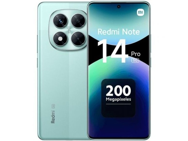 Смартфони Xiaomi NOTE14P 5G 8-256 GREE Octa Core 8 GB RAM 256 GB Зелен 6,67