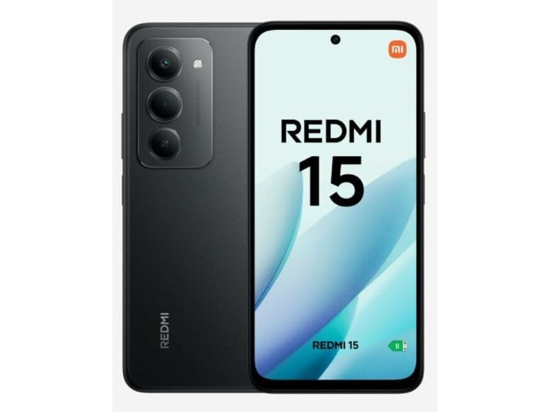 Смартфони Xiaomi Redmi 15 6 GB RAM 128 GB Midnight black