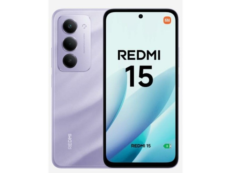 Смартфони Xiaomi Redmi 15 Octa Core 6 GB RAM 128 GB Лилав 6,9