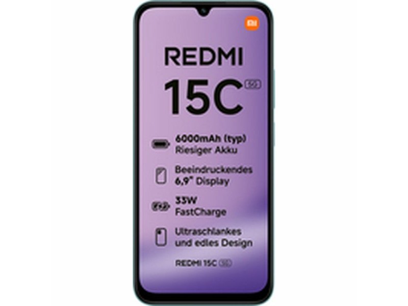 Смартфони Xiaomi Redmi 15C Octa Core 4 GB RAM 128 GB Зелен 6,9