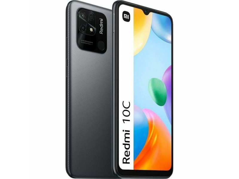 Смартфони Xiaomi Redmi 10C 4GB 64GB Qualcomm Snapdragon 680 4 GB RAM 64 GB Сив 6.71