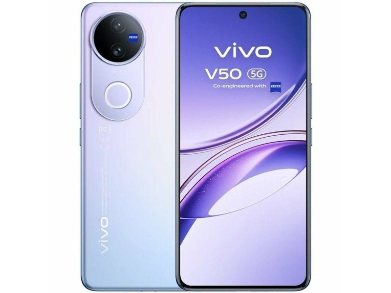Смартфони Vivo V50 Octa Core 12 GB RAM 512 GB Лилав