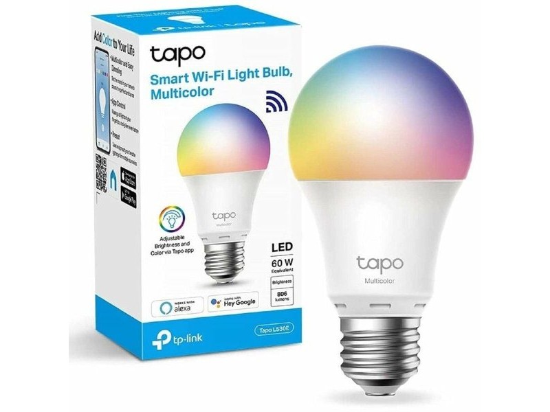 Смарт Крушка TP-Link Tapo L530E E27 60 W Бял Многоцветен 2500K - 6500K (2500K)