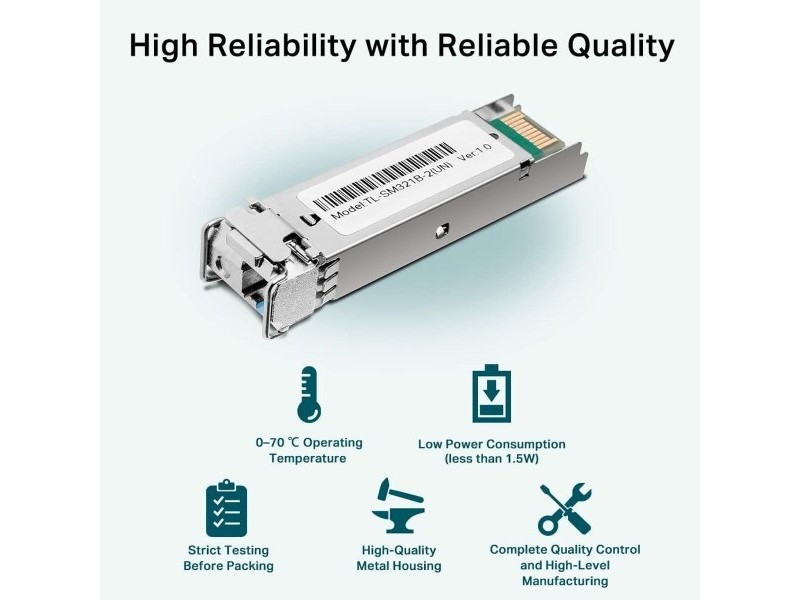 Едномодов оптичен модул SFP TP-Link TL-SM321B