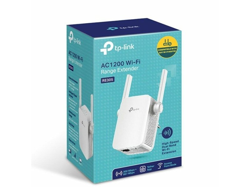Wi-Fi рипийтър TP-Link RE305 V3 AC 1200