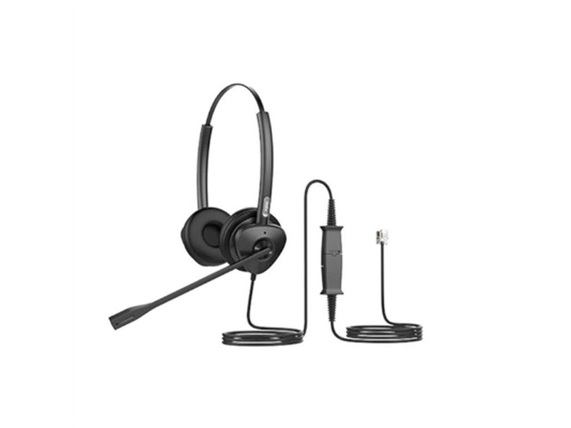 Слушалки с микрофон Fanvil HT302 Черен