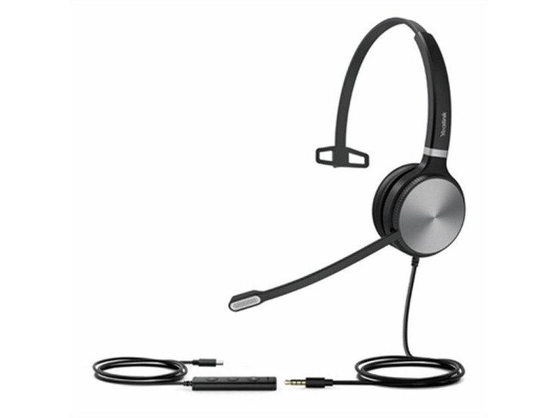 Слушалки с микрофон Yealink UH36 Mono Черен Черен/Сребрист