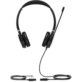 Слушалки с микрофон Yealink YHS36-DUAL Черен/Сребрист