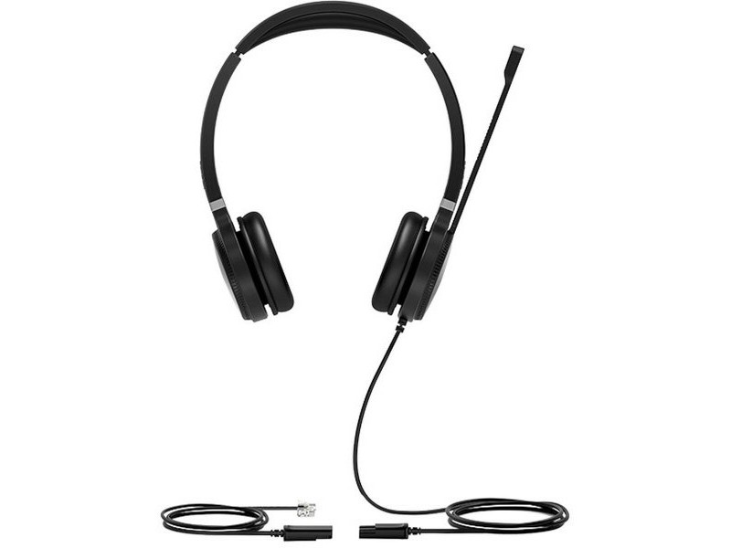 Слушалки с микрофон Yealink YHS36-DUAL Черен/Сребрист