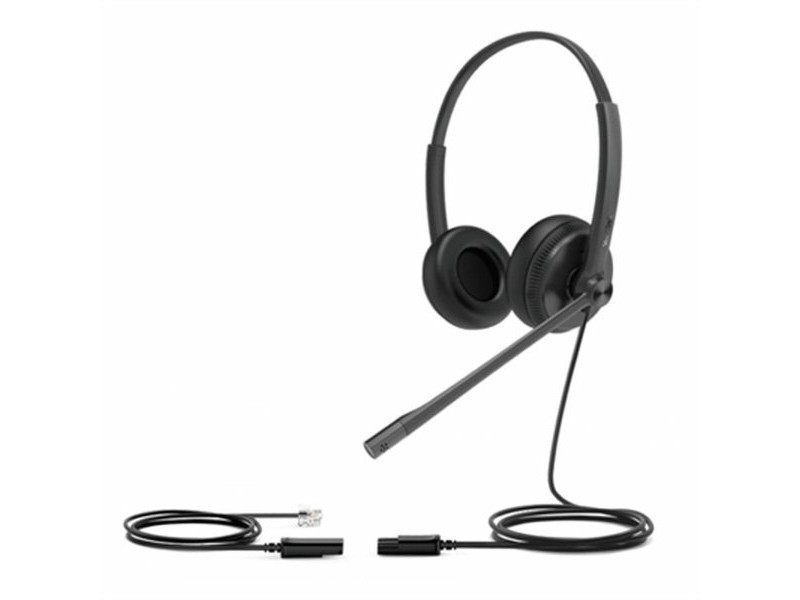 Слушалки с микрофон Yealink YHS34 Dual Черен