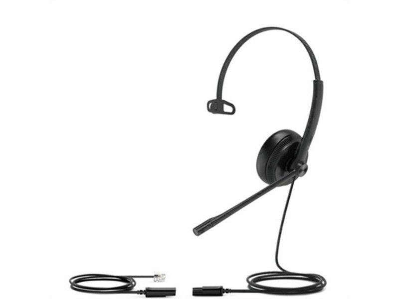 Слушалки с микрофон Yealink YHS34 LITE MONO Черен