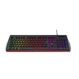 Клавиатура Havit KB866Lbr Черен Червен QWERTY
