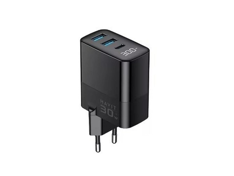Зарядно за стена Havit UCLE001 EU Черен 30 W