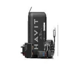 Зарядно за стена Havit 2024 gift kit EU Черен Сив