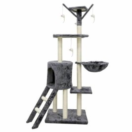 Чесало за Нокти за Котки Jipsy 79 x 34 x 138 cm Сив Сизал Ø 7 cm