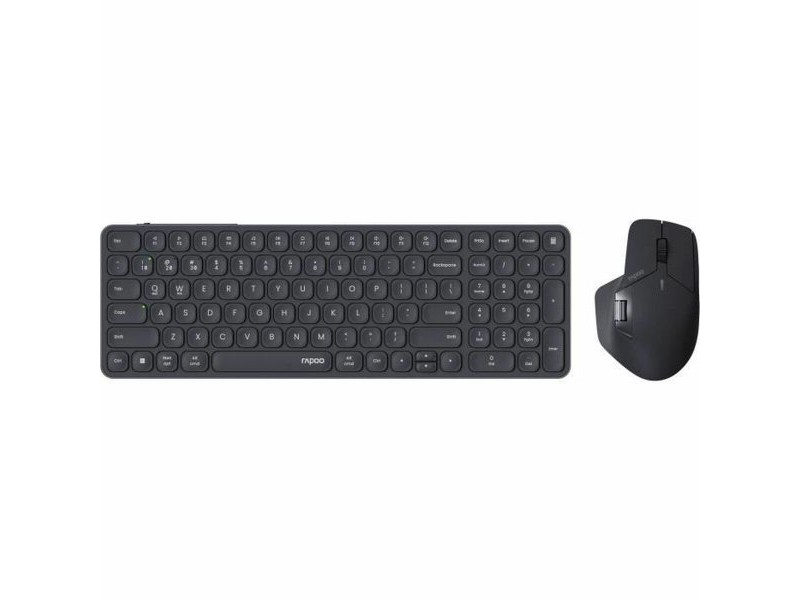 Клавиатура с мишка Rapoo 9760M Сив AZERTY