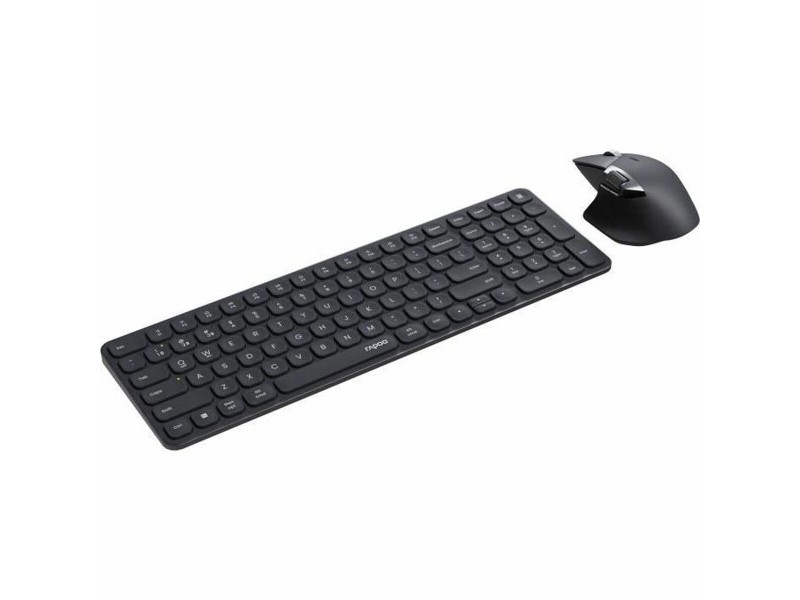 Клавиатура с мишка Rapoo 9760M Сив AZERTY