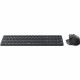 Клавиатура с мишка Rapoo 9760M Сив AZERTY