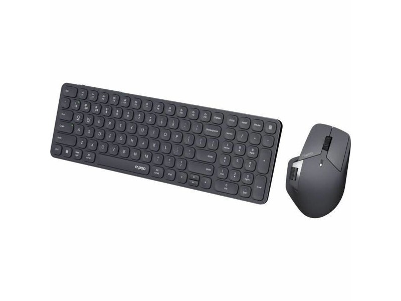 Клавиатура с мишка Rapoo 9760M Сив AZERTY