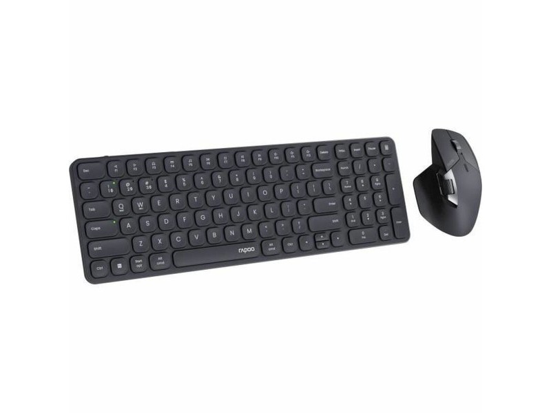 Клавиатура с мишка Rapoo 9760M Сив AZERTY