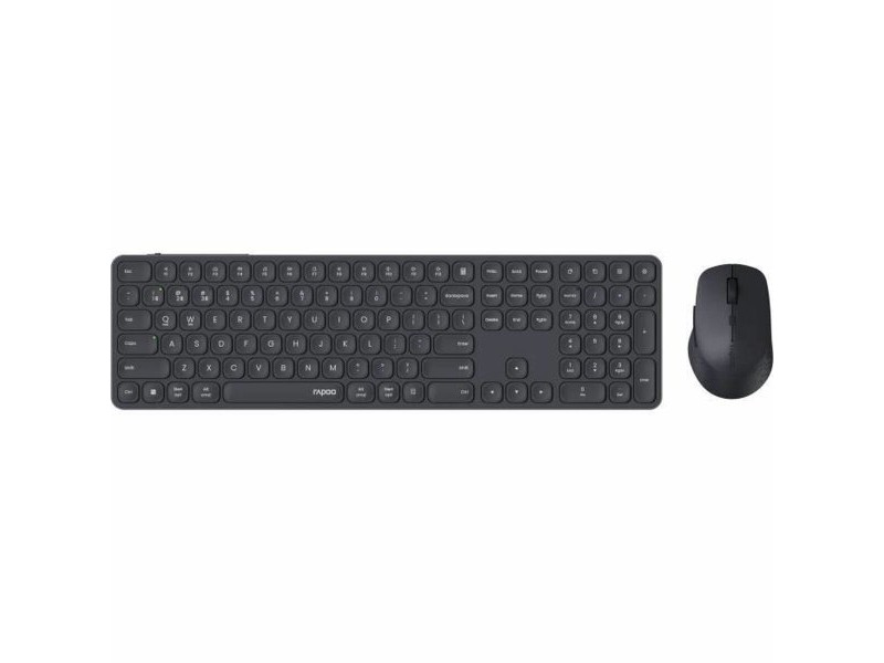 Клавиатура с мишка Rapoo 9810M Сив AZERTY