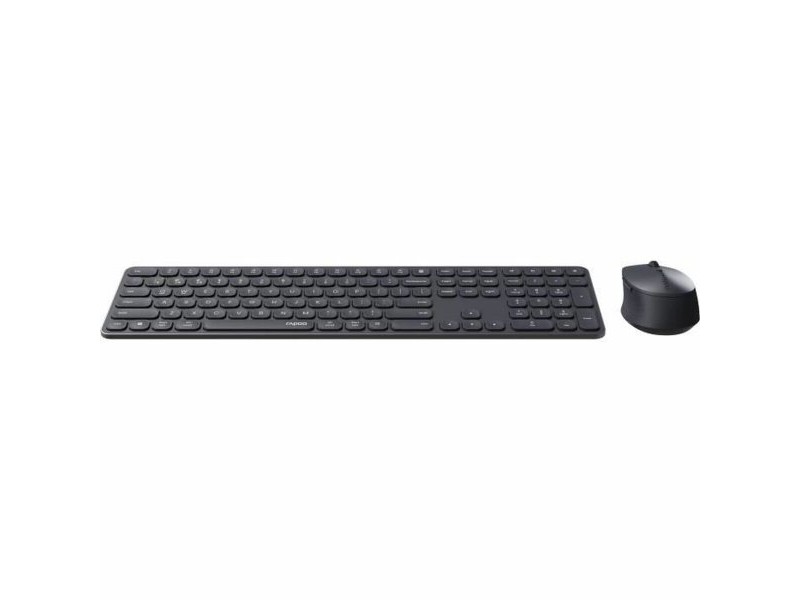 Клавиатура с мишка Rapoo 9810M Сив AZERTY