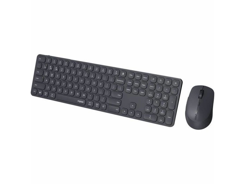 Клавиатура с мишка Rapoo 9810M Сив AZERTY