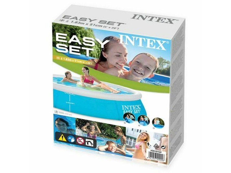 Надуваем Басейн EASY SET Intex 28101NP 886 L 880 L 183 x 51 x 183 cm