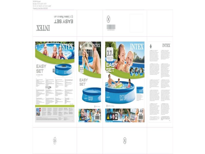 Надуваем Басейн Intex 28130NP 5621 L 366 x 76 x 366 cm