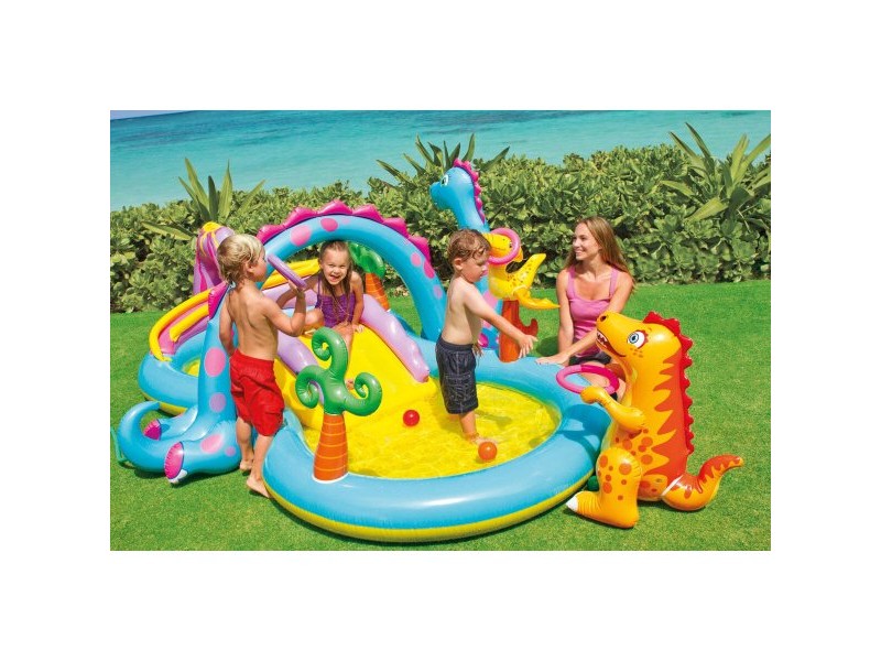 Детски басейн Intex   Динозаври Игрище 302 x 112 x 229 cm 280 L