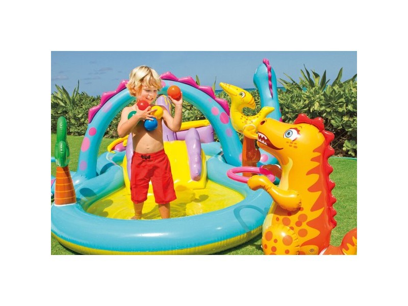 Детски басейн Intex   Динозаври Игрище 302 x 112 x 229 cm 280 L