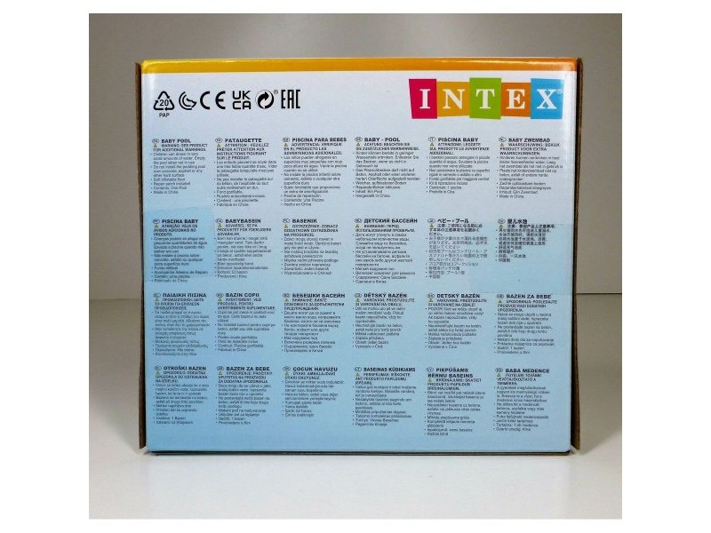 Надуваем Басейн Intex 57106EP-OK (61 x 22 cm) Животни 100 % PVC 61 x 22 cm