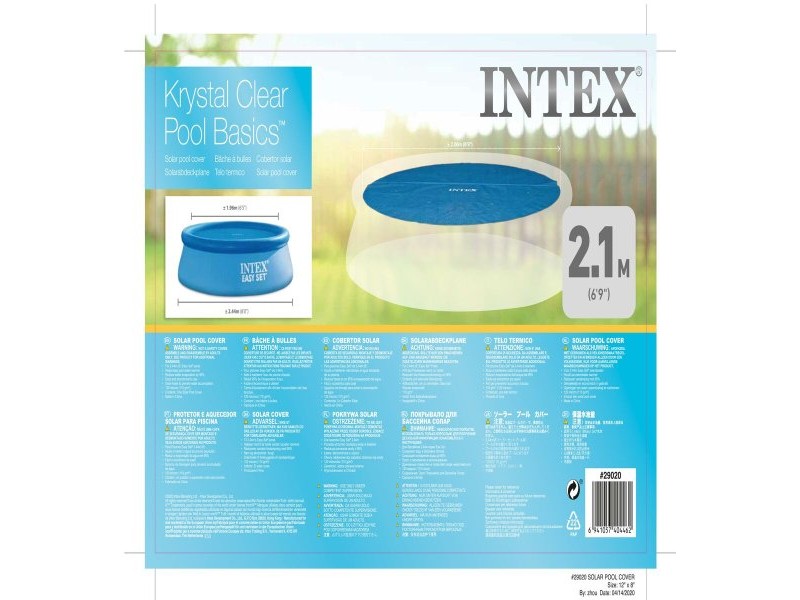Покривало за плувен басейн   Intex 29020 206 x 206 cm Ø 244 cm