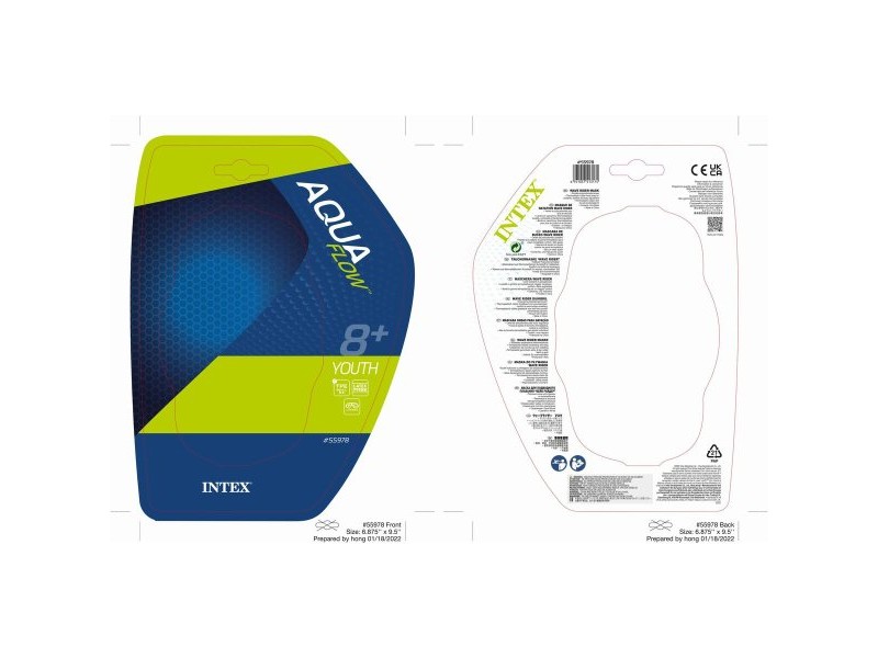 Очила за гмуркане WAVE Intex 55978