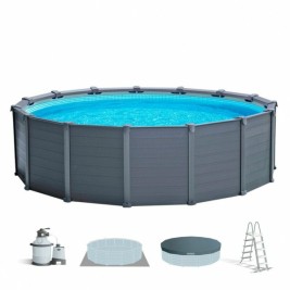 Кръгъл басейн със система за Пречистване Intex 478 x 124 cm 16.500 l Кръгъл
