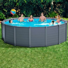 Кръгъл басейн със система за Пречистване Intex 478 x 124 cm 16.500 l Кръгъл
