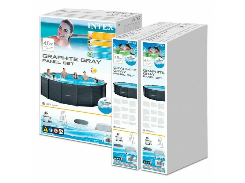 Кръгъл басейн със система за Пречистване Intex 478 x 124 cm 16.500 l Кръгъл Кръгъл басейн със система за Пречистване Intex 478 x 124 cm 16.500 l Кръгъл