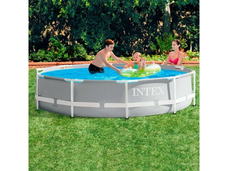 Басейн Подвижен Intex Prism Frame 305 x 76 cm 4485 L Кръгъл