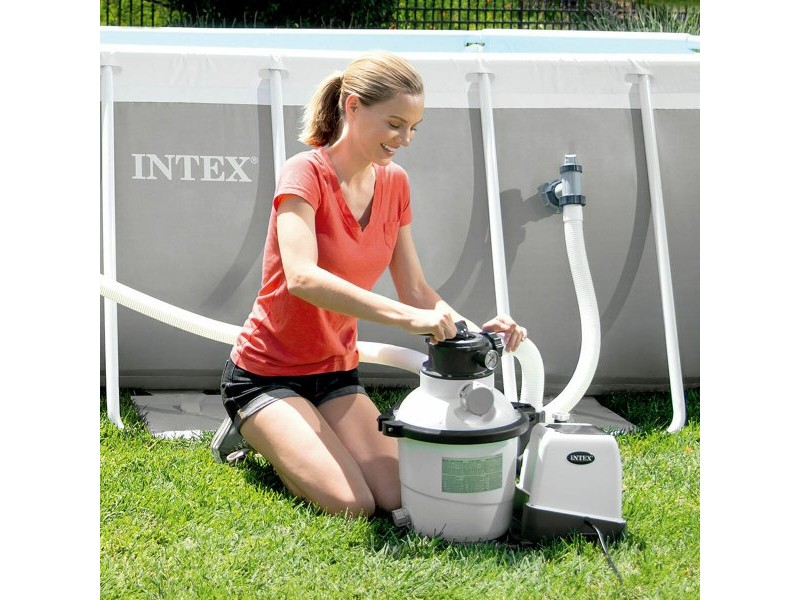 Растения за обработка на плувен басейн Intex Filter Pump 32000 L