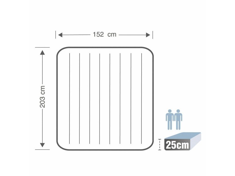 Air Bed Intex 152 x 25 x 203 cm