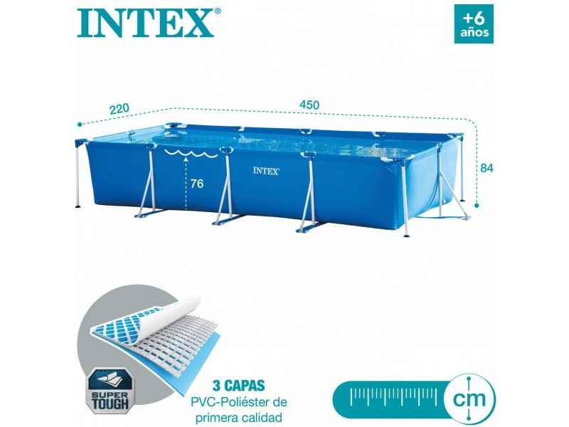Басейн Подвижен Intex 28274NP 450 x 84 x 220 cm